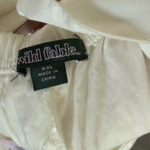 Wild Fable|NWT White Halter Dress in 100% cotton,open back•••Size XXL,Plus size - Picture 12 of 16